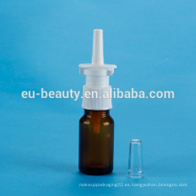 Botella de vidrio para pulverizador nasal adulto para cuidado nasal